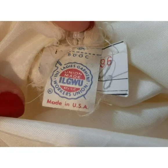 Vintage 1970s Wedding Gown size 10 - Picture 12 of 13